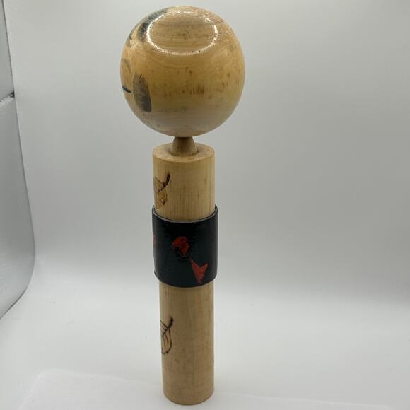 Large Japanese Kokeshi Doll 12” - Vintage Collectible- Antique Wooden Folk Art - Picture 10 of 13